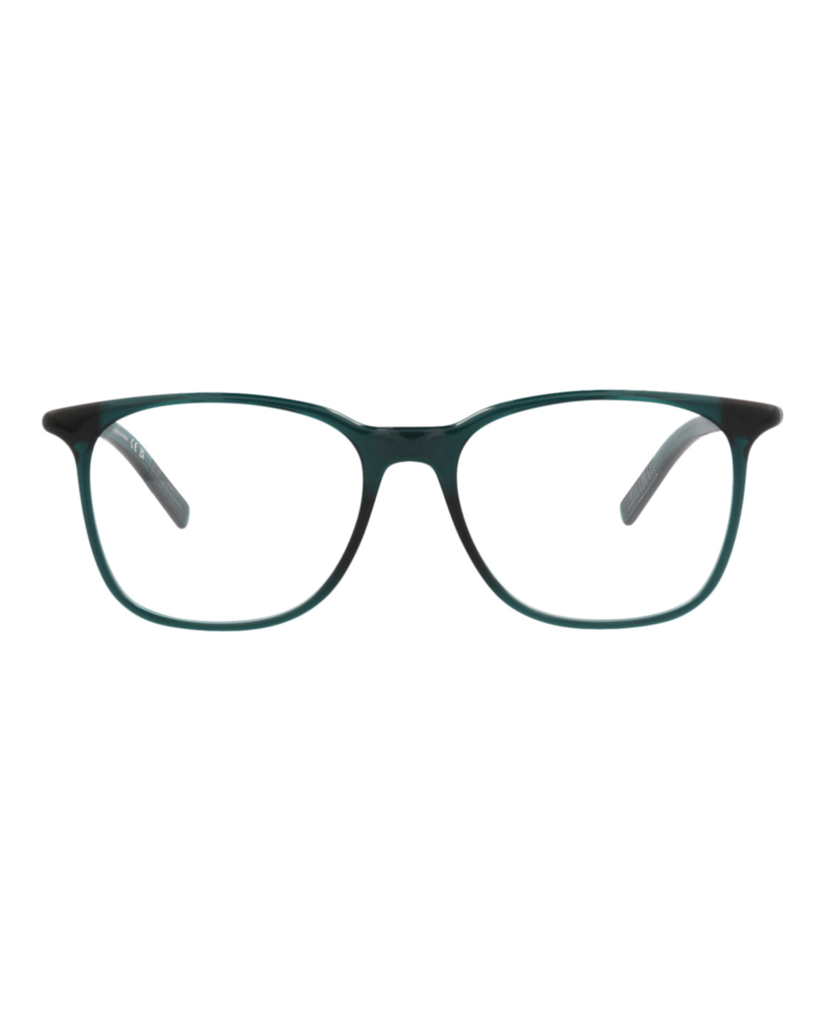 Montblanc Mens Square/Rectangle Green Green Transparent Fashion Designer Eyewear