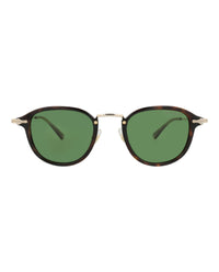 Montblanc Montblanc Mens Round/Oval Havana Gold Green Fashion Designer Eyewear