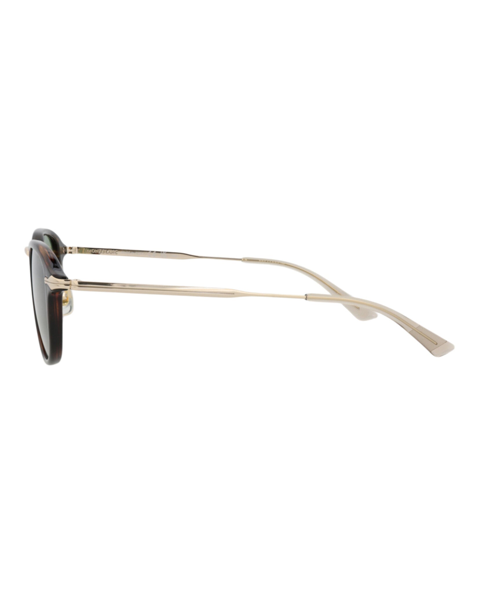 Montblanc Montblanc Mens Round/Oval Havana Gold Green Fashion Designer Eyewear