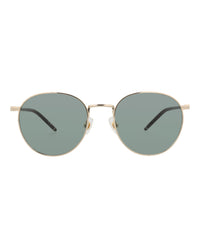 Montblanc Mens Round/Oval Gold Havana Green Fashion Designer Eyewear