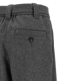 Brunello Cucinelli Women Grey 'Loose Cargo' Pants