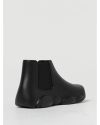 Moschino Couture Rubber Chelsea Boots Chunky Sole Men Black