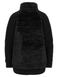 Herno Women Cardigan With Fur Insert