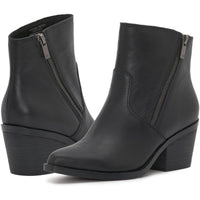 Wallinda Womens Zipper Padded Insole Ankle Boots