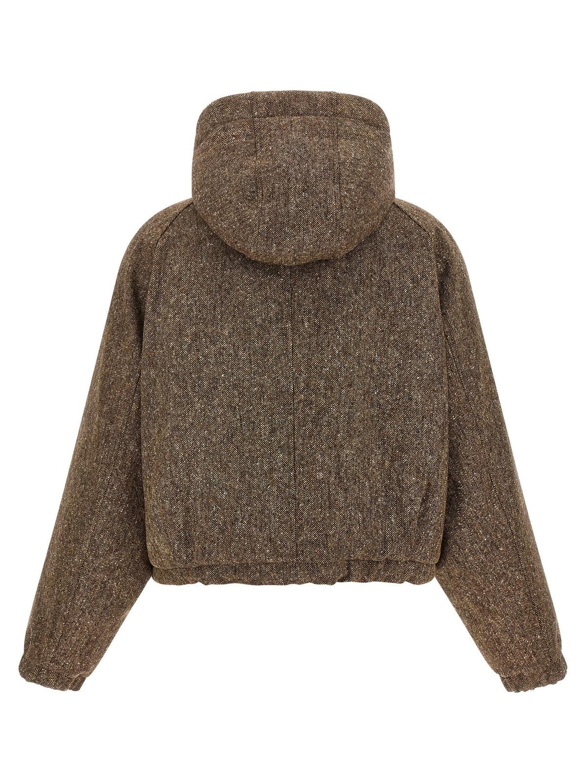 Brunello Cucinelli Women Donegal Tweed Down Jacket