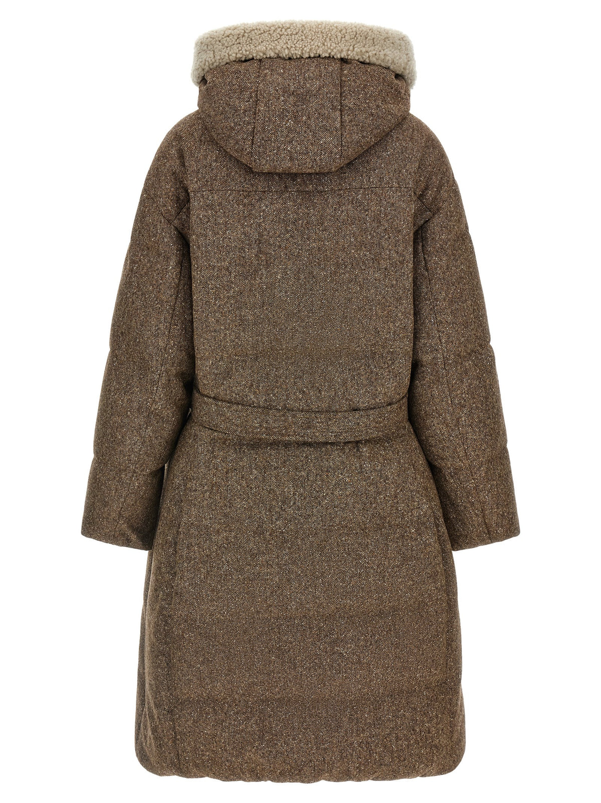 Brunello Cucinelli Women 'Shiny Zipper Pull' Down Jacket