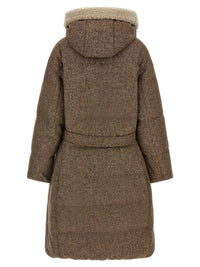 Brunello Cucinelli Women 'Shiny Zipper Pull' Down Jacket