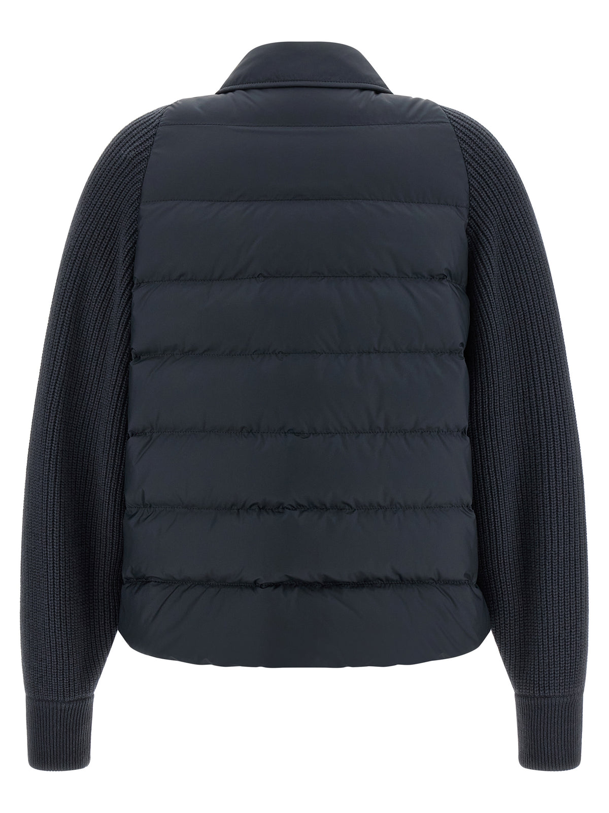 Brunello Cucinelli Women 'Shiny Flap Detail' Down Jacket