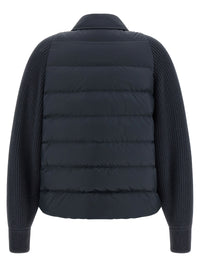 Brunello Cucinelli Women 'Shiny Flap Detail' Down Jacket