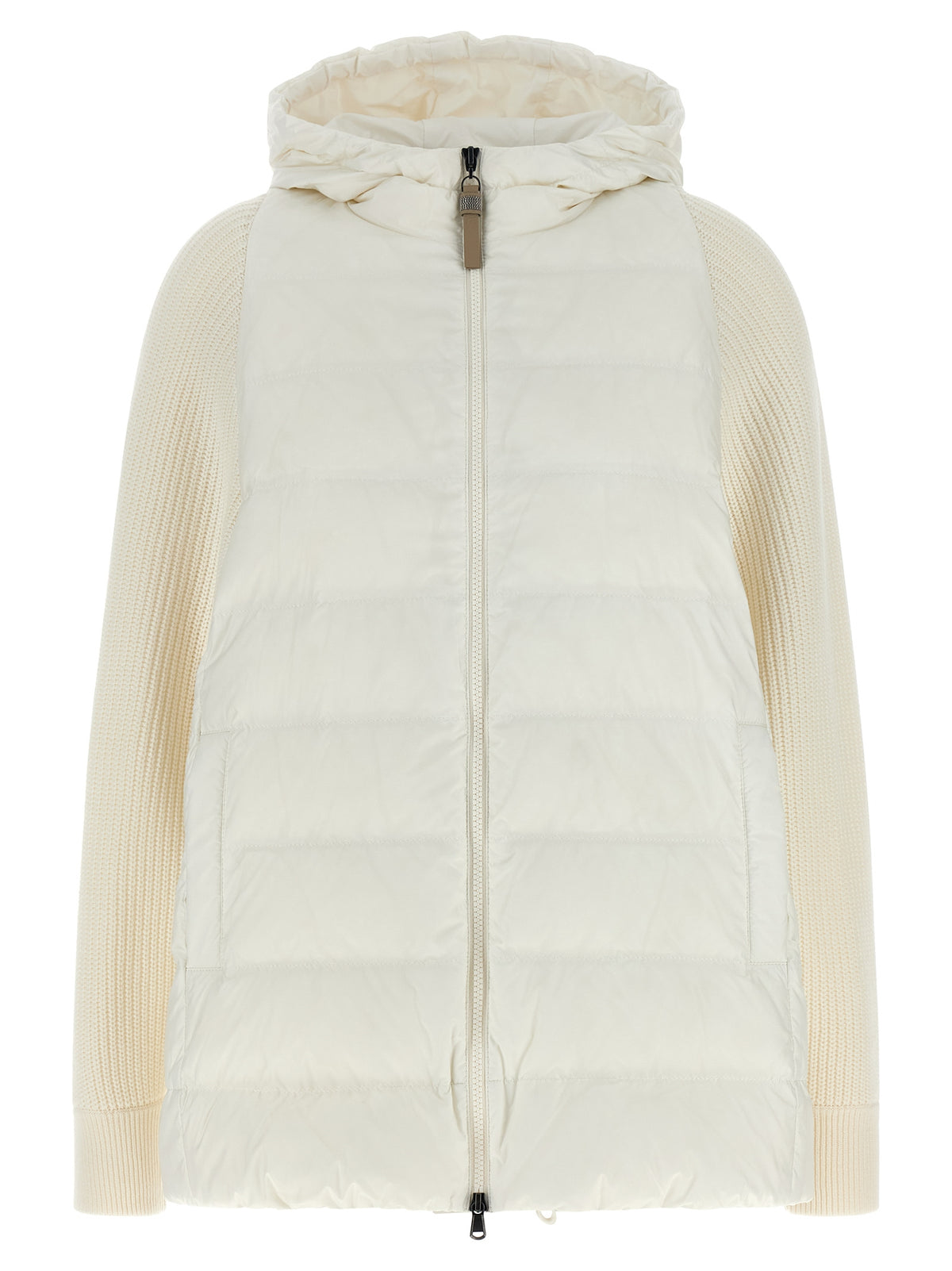 Brunello Cucinelli Women 'Shiny Zipper Pull' Down Jacket