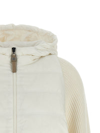 Brunello Cucinelli Women 'Shiny Zipper Pull' Down Jacket