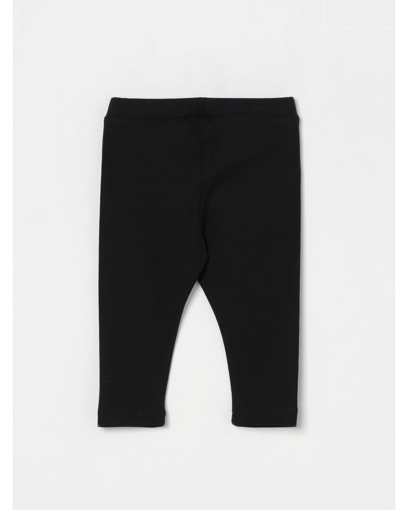 Moschino Baby Leggings Logo Kids Black Pants