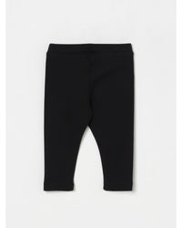 Moschino Baby Leggings Logo Kids Black Pants
