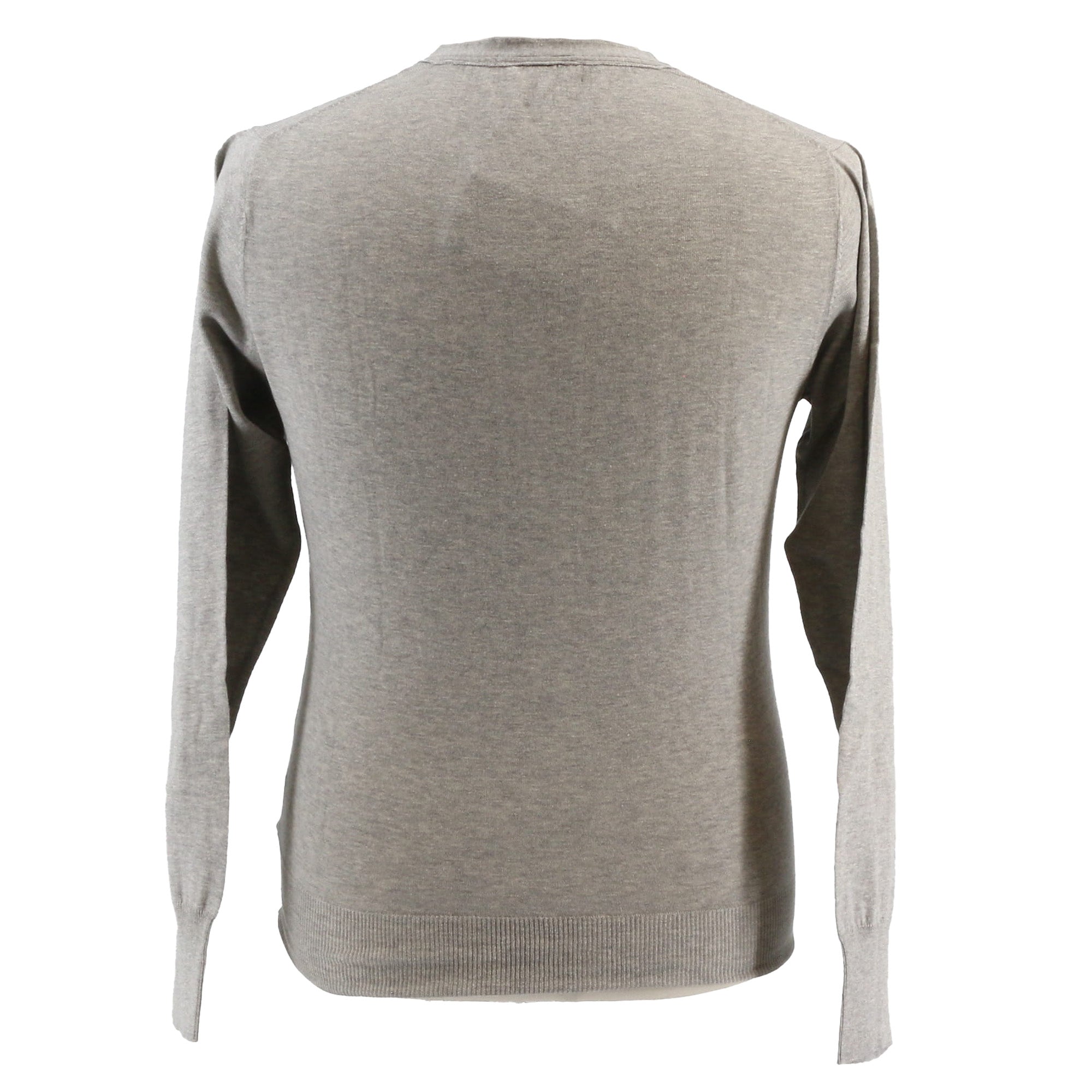 Maglierie di Perugia Cotton Silk Blend Mens Grey Cardigan