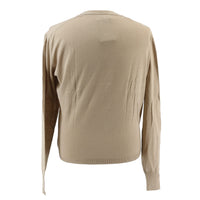 Maglierie di Perugia Cotton Silk Blend Mens Beige Cardigan-XL