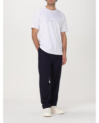 Brunello Cucinelli Woolen Trousers Relaxed Fit Men Blue 1 Pants