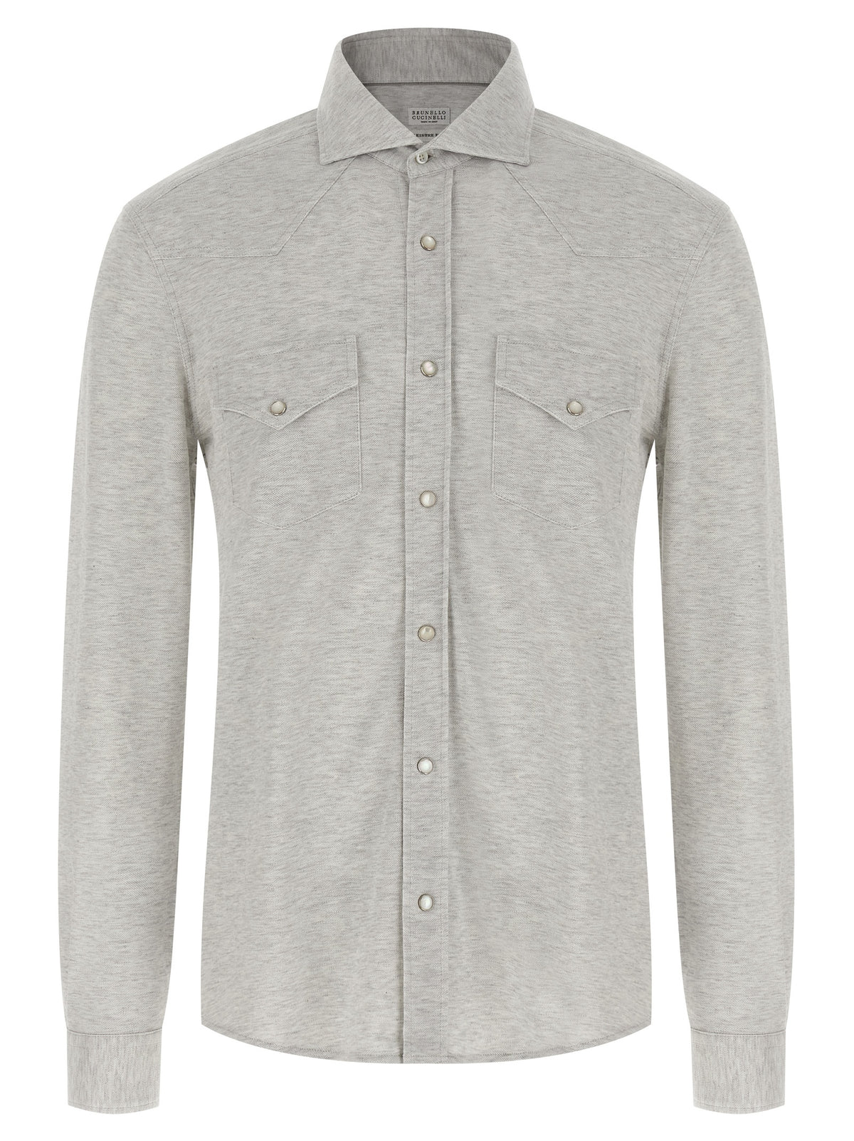 BRUNELLO CUCINELLI Brunello Cucinelli Men Piqué Cotton Shirt