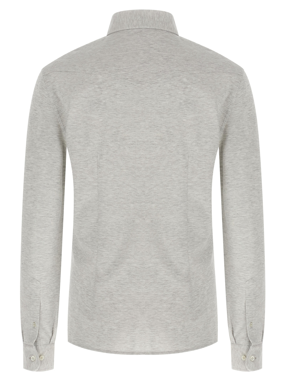 BRUNELLO CUCINELLI Brunello Cucinelli Men Piqué Cotton Shirt