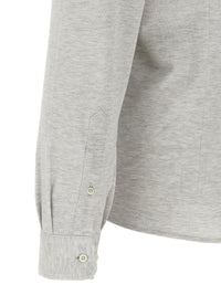 BRUNELLO CUCINELLI Brunello Cucinelli Men Piqué Cotton Shirt