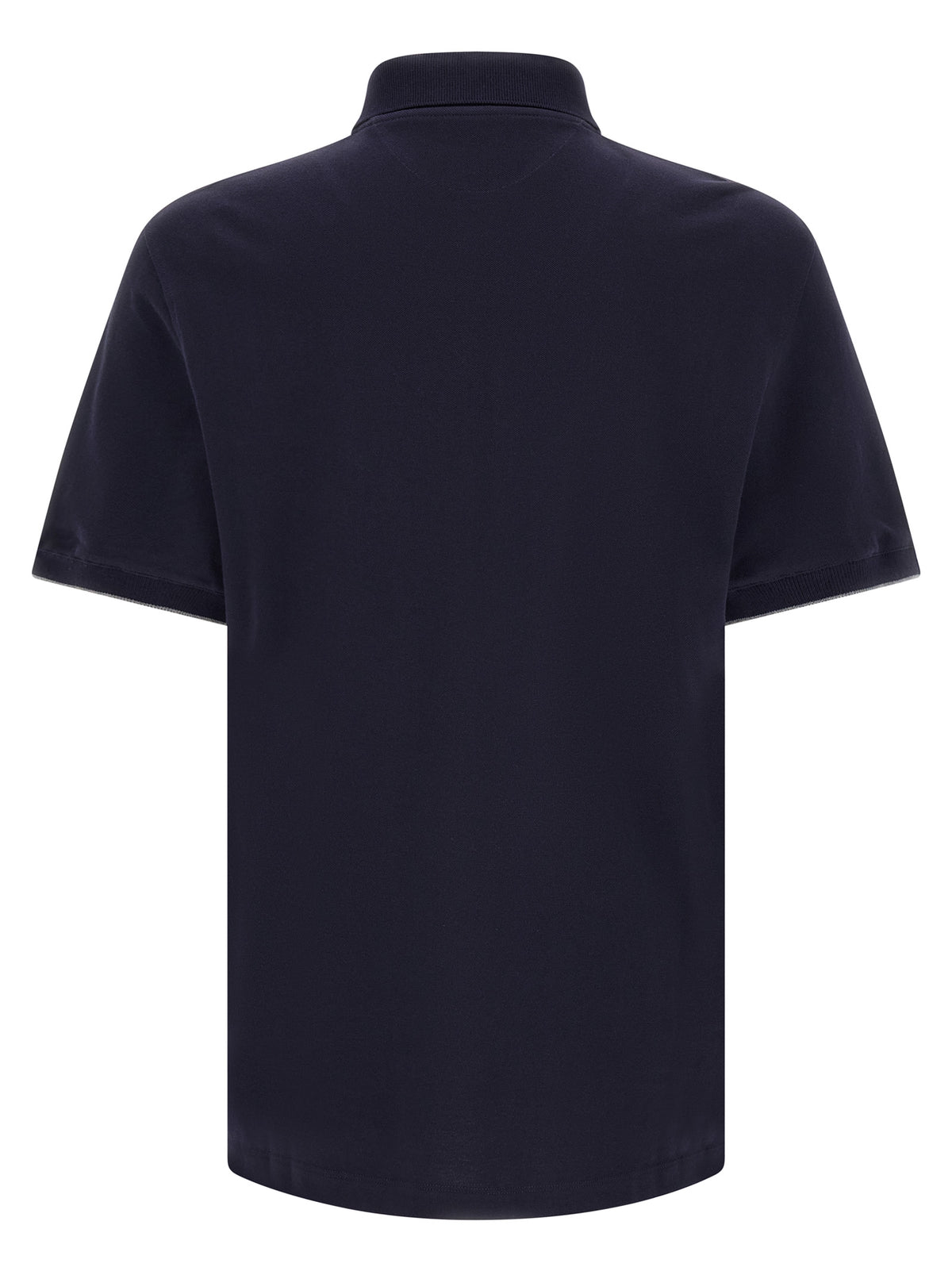 Brunello Cucinelli Men Logo Piqué Polo Shirt