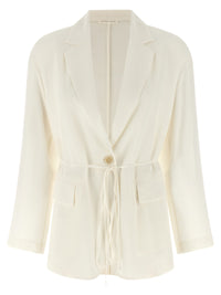 Brunello Cucinelli Women Silk Blazer