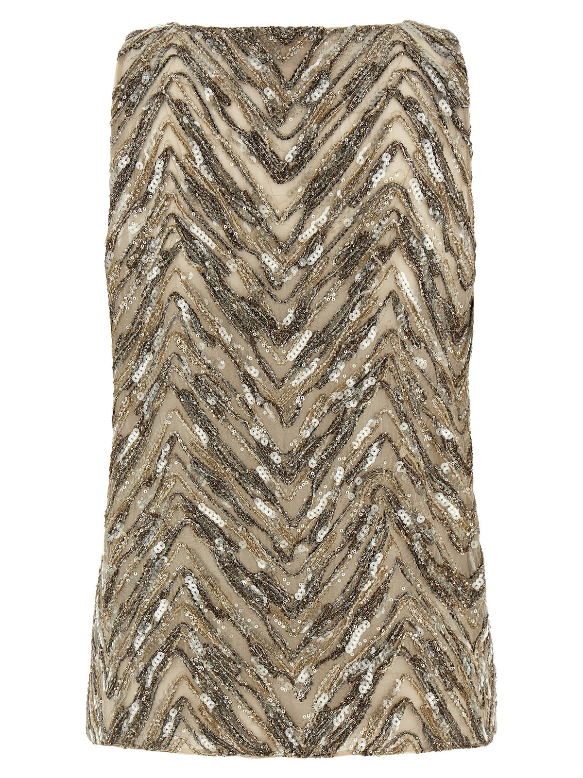 BRUNELLO CUCINELLI Brunello Cucinelli Women 'Dazzling Chevron Embroidery' Top