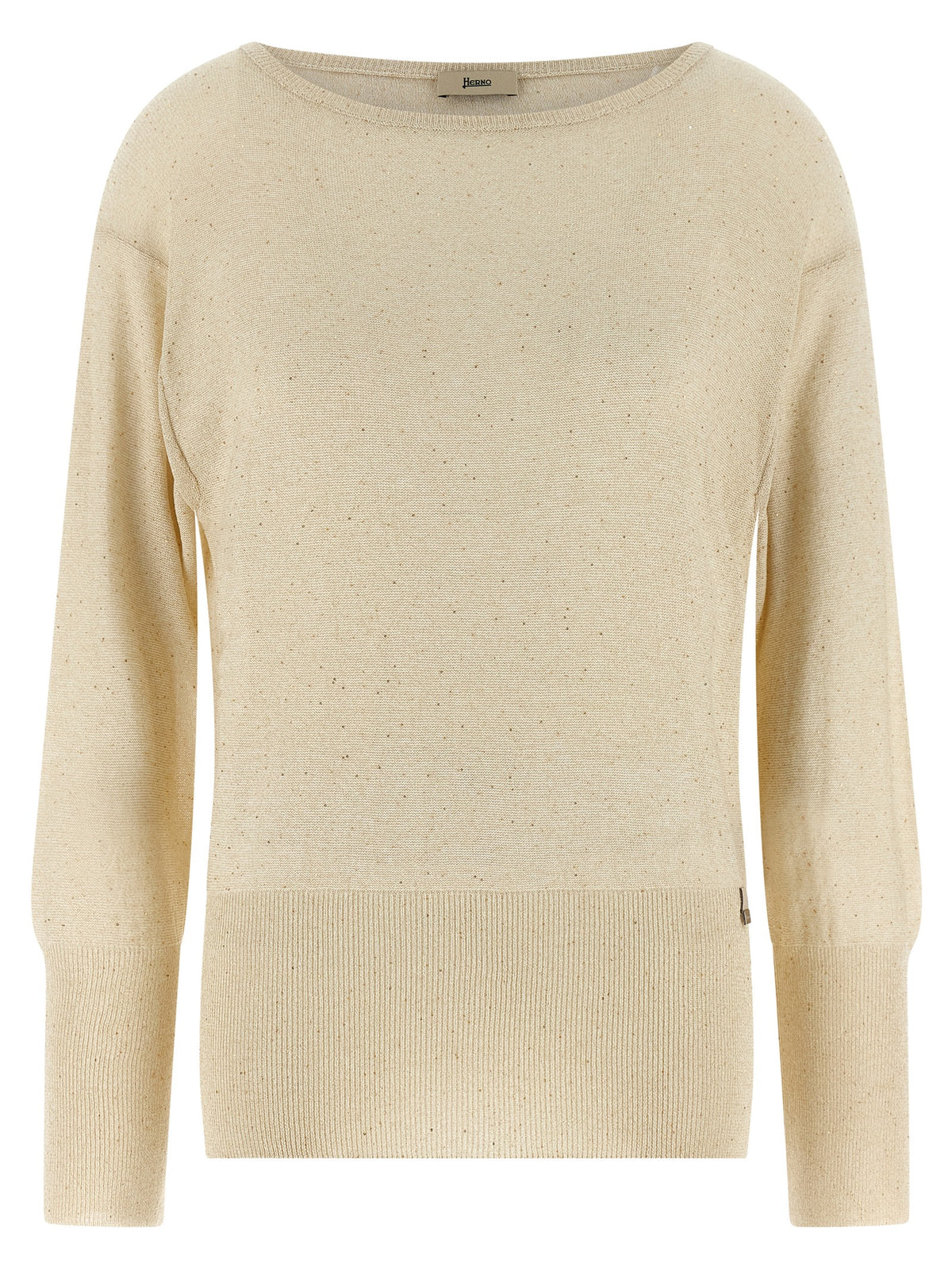 Herno Women Lamé And Sequin Yarn Sweater