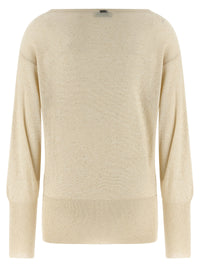Herno Women Lamé And Sequin Yarn Sweater