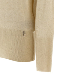 Herno Women Lamé And Sequin Yarn Sweater