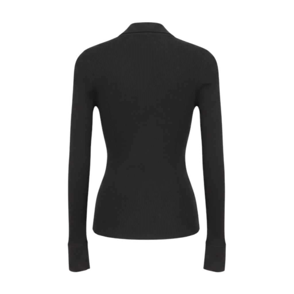 ISAIA Isaia Womens Black Shirt