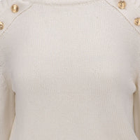 ISAIA Isaia Womens White Cardigan