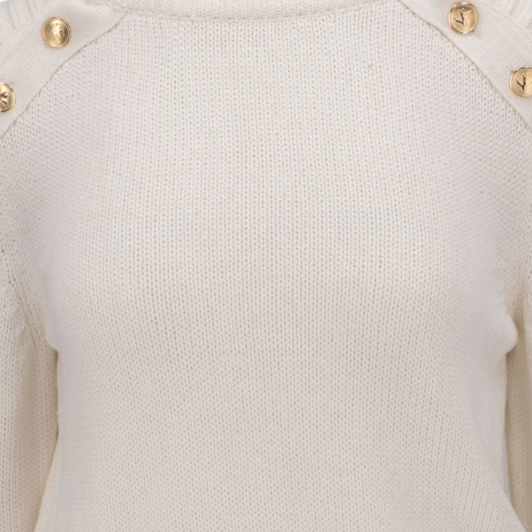 ISAIA Isaia Womens White Cardigan