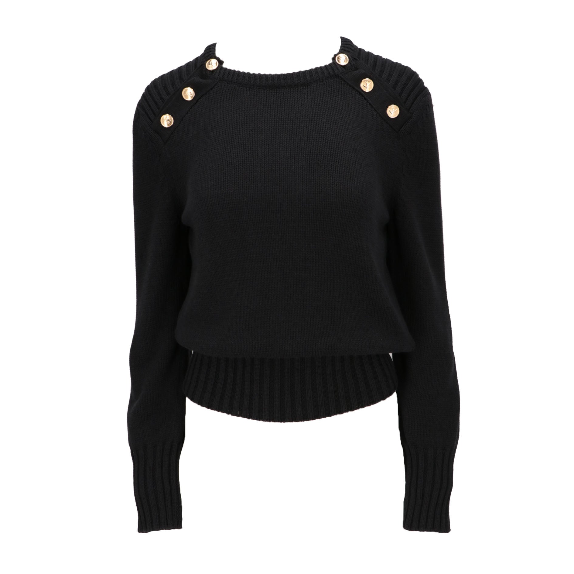 ISAIA Isaia Womens Black Cardigan