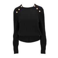 ISAIA Isaia Womens Black Cardigan