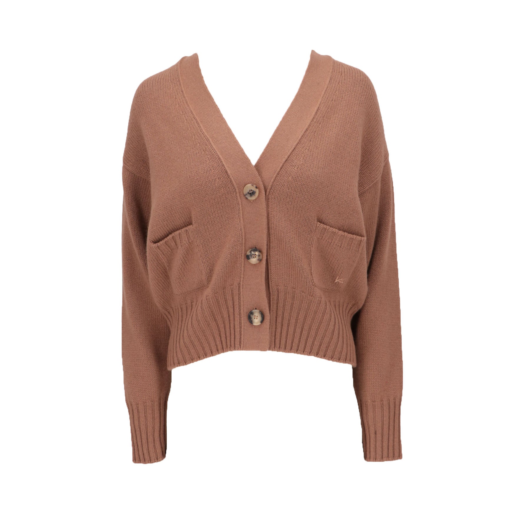 ISAIA Isaia Womens Camel Cardigan