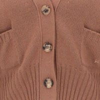 ISAIA Isaia Womens Camel Cardigan