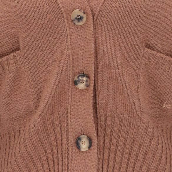 ISAIA Isaia Womens Camel Cardigan