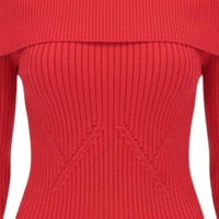 ISAIA Isaia Womens Red Sweater