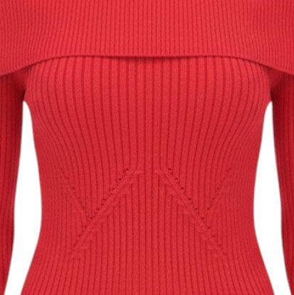 ISAIA Isaia Womens Red Sweater