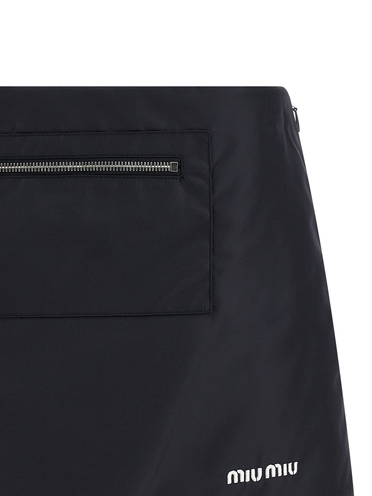 Miu Miu Women Nylon And Fleece Skirt