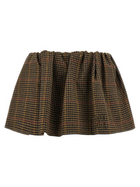 Miu Miu Women Houndstooth Skirt