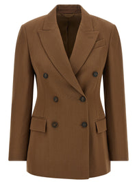 Brunello Cucinelli Women Double-Breasted Blazer