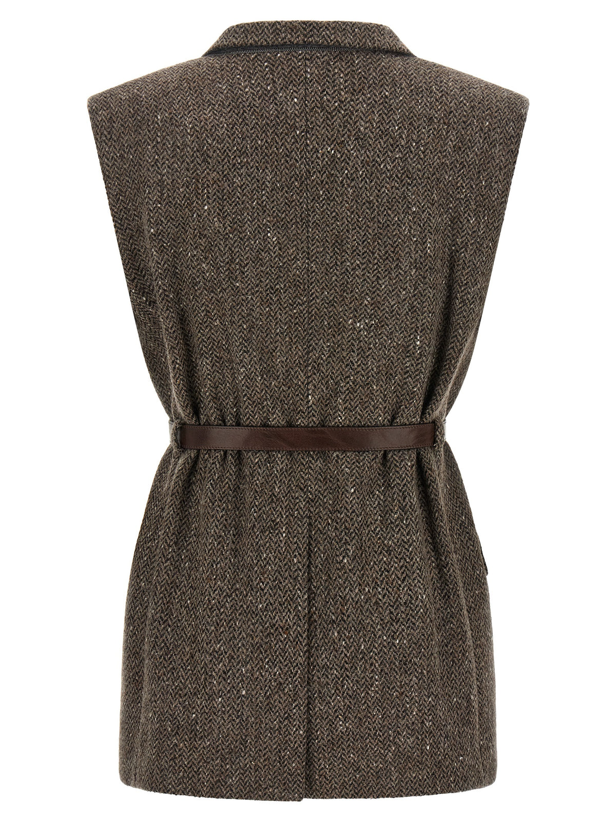 Brunello Cucinelli Women Mélange Wool Vest