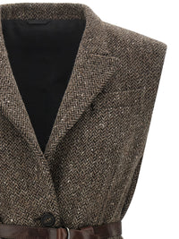Brunello Cucinelli Women Mélange Wool Vest