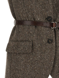 Brunello Cucinelli Women Mélange Wool Vest