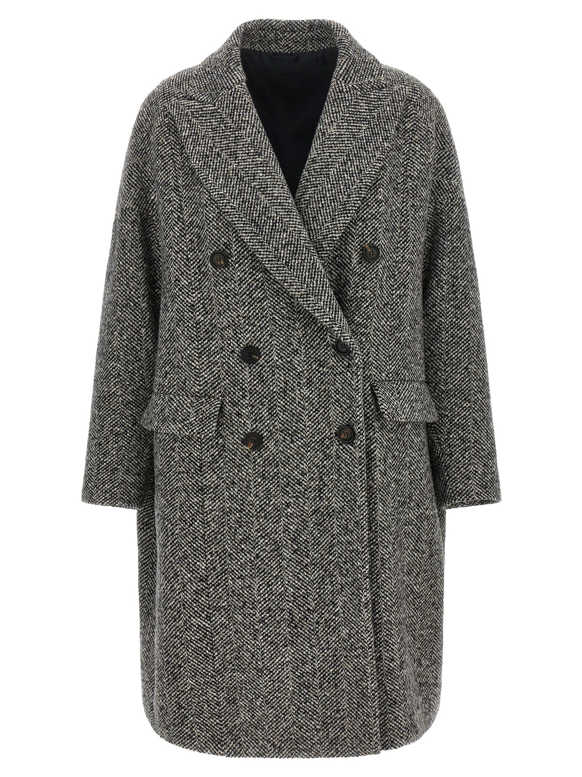 Brunello Cucinelli Women 'Dazzling' Chevron Coat