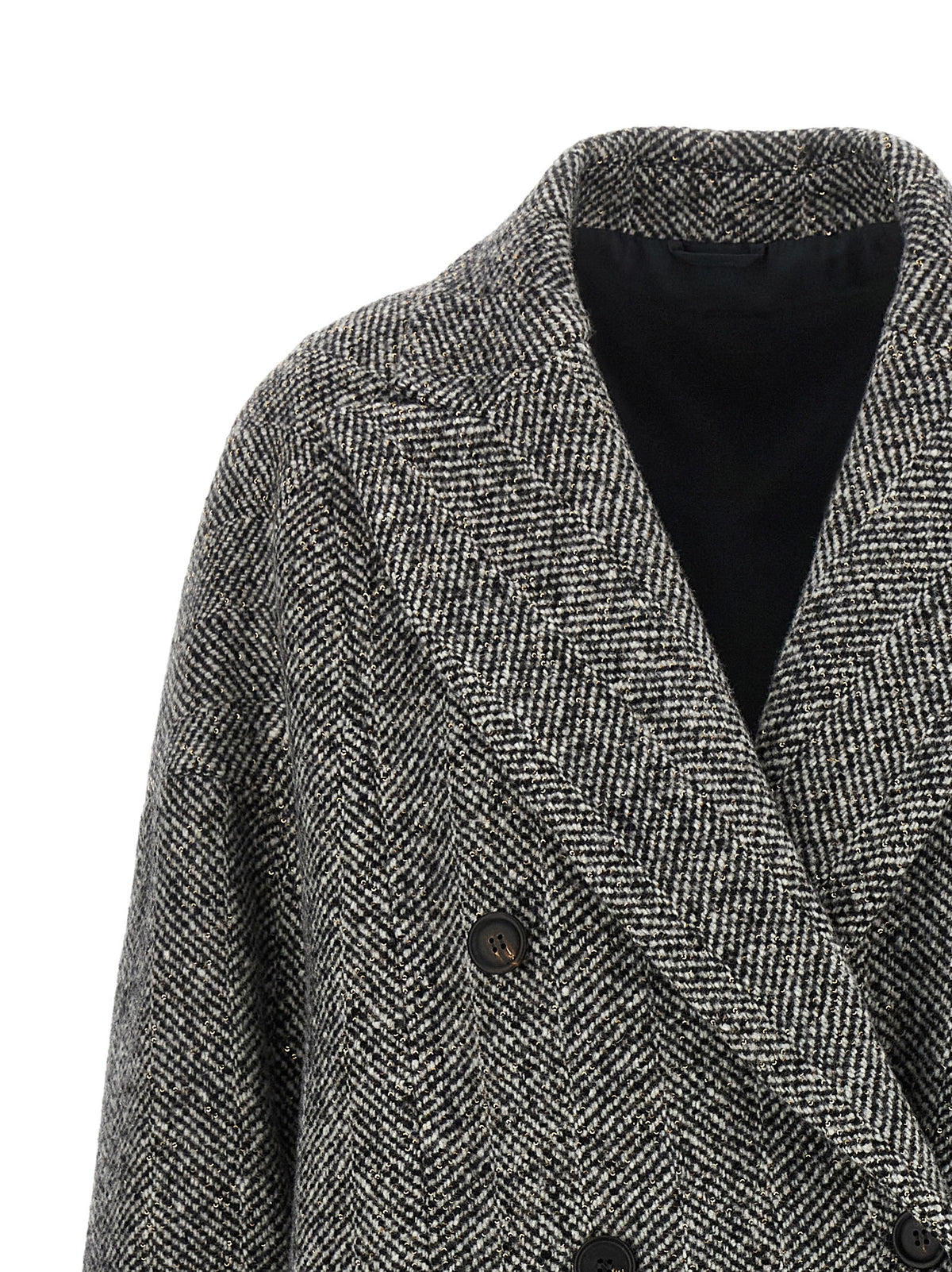 Brunello Cucinelli Women 'Dazzling' Chevron Coat