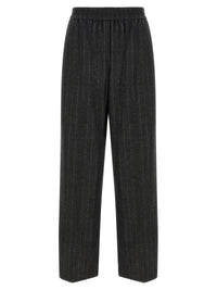 Brunello Cucinelli Women Micro Sequin Pinstripe Pants