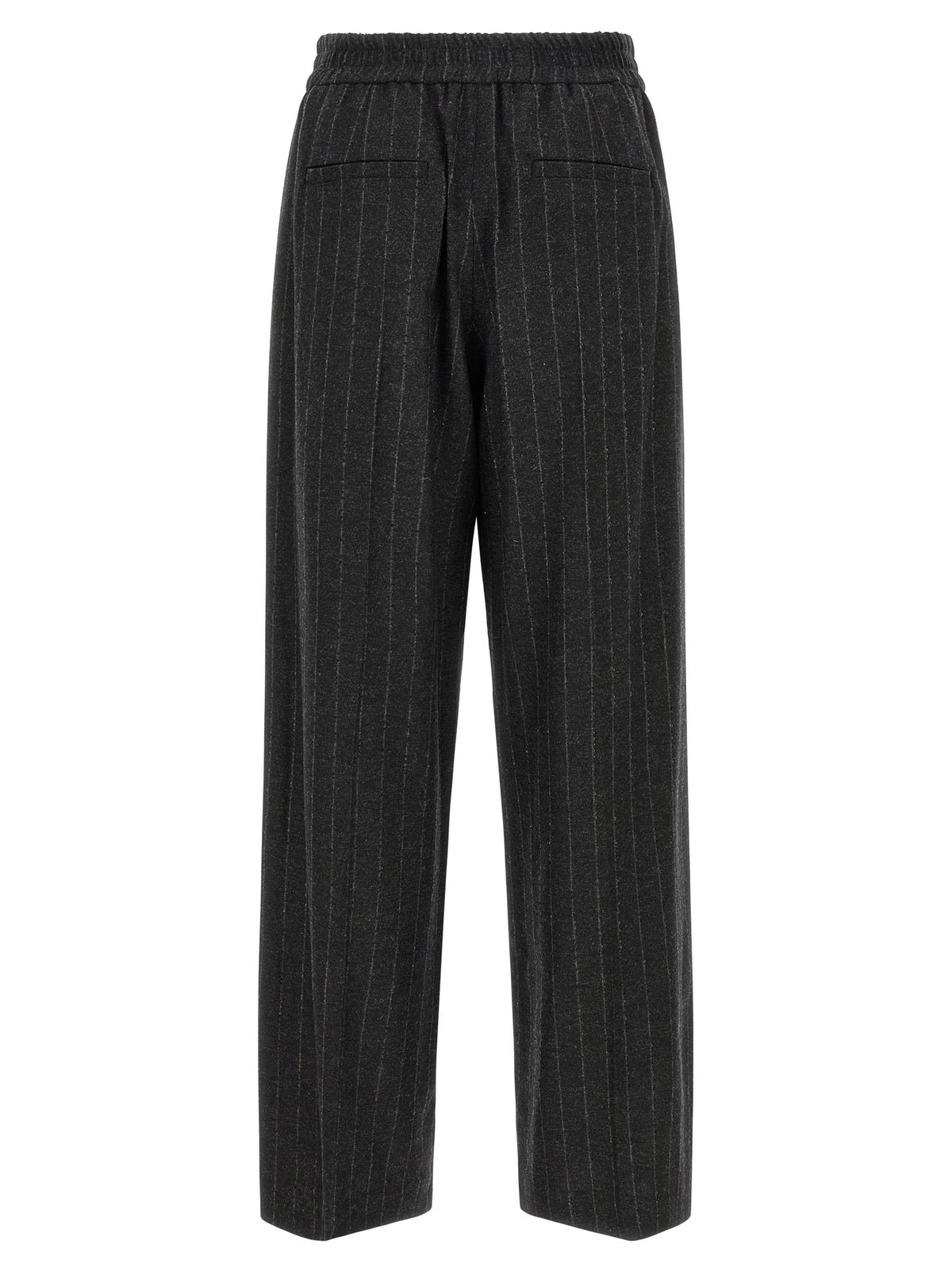 Brunello Cucinelli Women Micro Sequin Pinstripe Pants