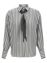 Brunello Cucinelli Women Shirt With Scarf